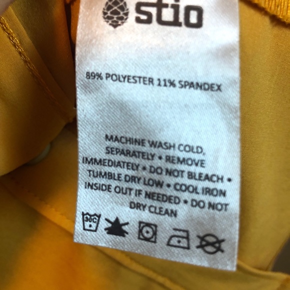 Stio CFS Fishing Shirt Yellow Snap - Picture 4 of 5